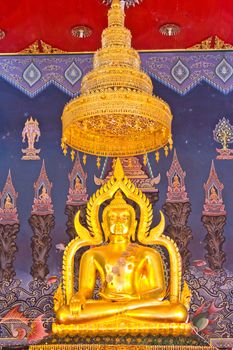 Buddha statue in the church.