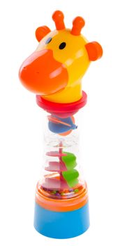 Baby toy on the white background