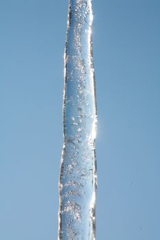 close-up of ice, very shallow Depth of field