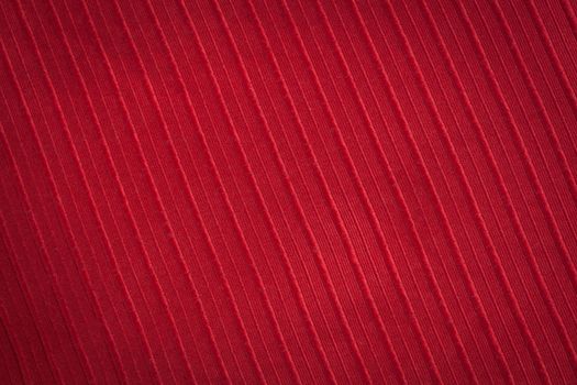 Red striped texture and background close-up