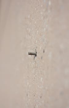 Bolt in concrete wall 