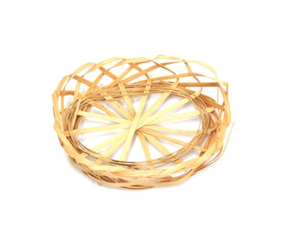 Wicker basket. 