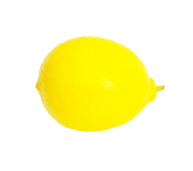Lemon isolated on white background with copy space 