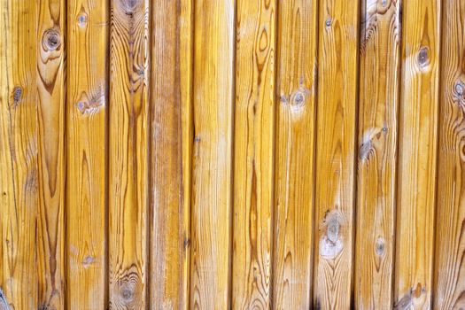 Close up of gray wooden fence panels 