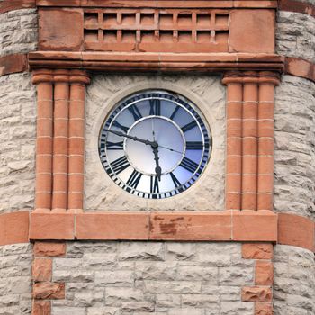 Clock Tower in downtown of Cheyenne.