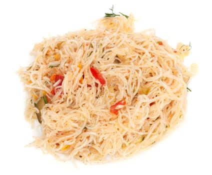 salad with noodles on Korean
