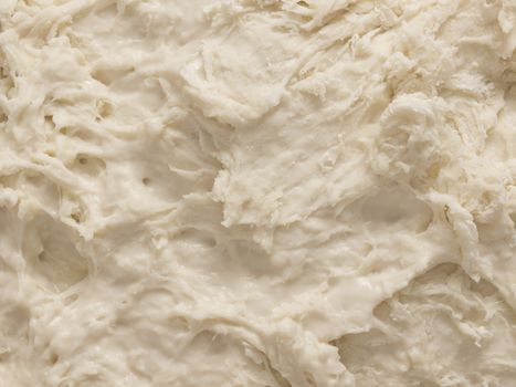 close up of flour dough food background