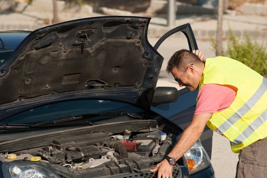 Man rather confused about the reason of his breakdown