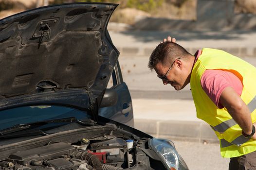 Man rather confused about the reason of his breakdown