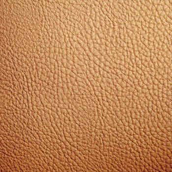 Tan leather texture background. Close-up photo