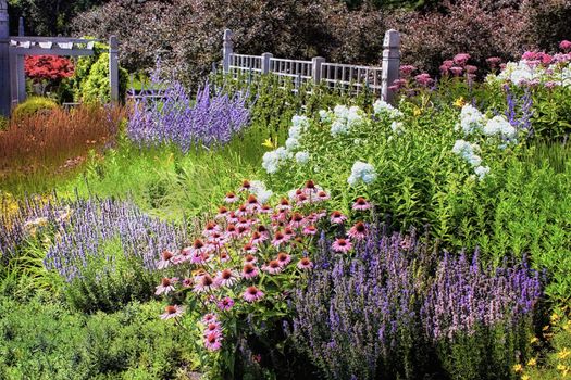 The Griggs/Burke Annual Garden at the Minnesota Landscape Arboretum