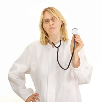 Medical doctor waiting for the next patient
