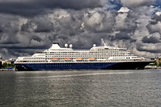 Cruise liner in Helsinki port. Taken on July 2011