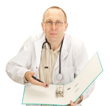 Medical doctor with no documents about a patient