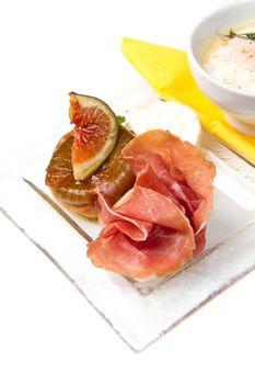 ham and figs appetizer