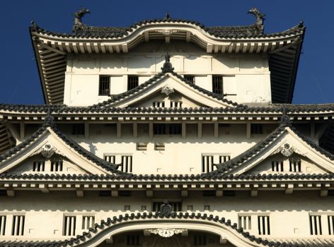 Face of the top of Himeji castle, Himeji, japan