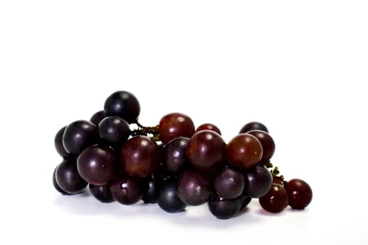 Grape on white background, Fruit isolated