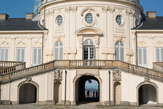 The rococo style Palace of the Solitude in Stuttgart, Germany was built as summer residence between 1764 and 1769 under Duke Karl Eugen of Württemberg.
