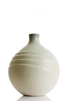 Vase isolated on white background.