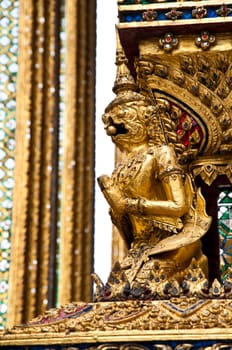 thai ancient art on wall