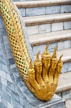 ancient sculpture in thai temple
