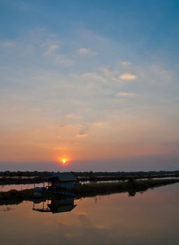 sunset view in thailand