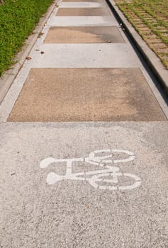 bike lane symbol
