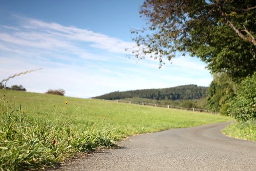 plain countryside street