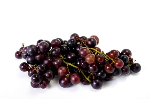 Grape on white background, Fruit isolated