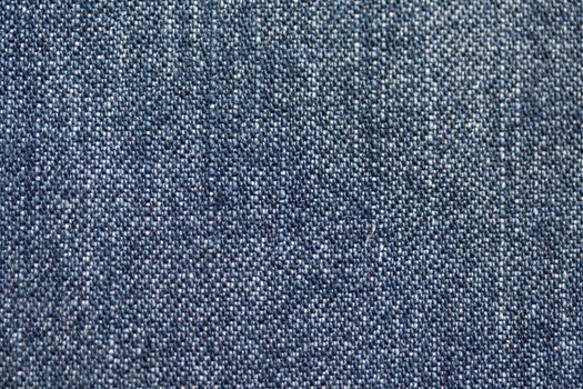 Close-up of blue jeans fabric