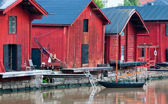 Red Barn on the River in the city of