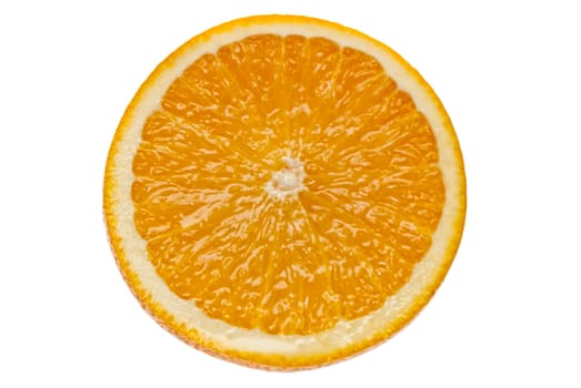 Fresh orange. Isolate on white background.