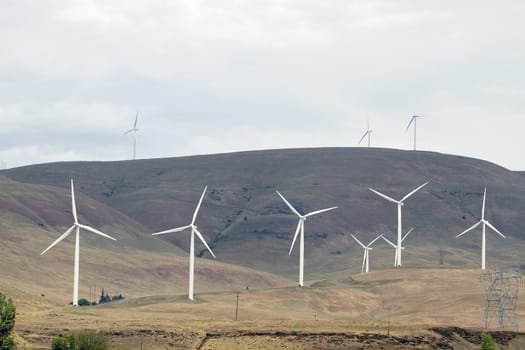 Wind Turbine Power Generator Farm