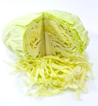 cabbage isolated on white background