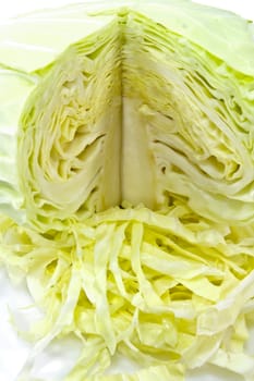 cabbage isolated on white background