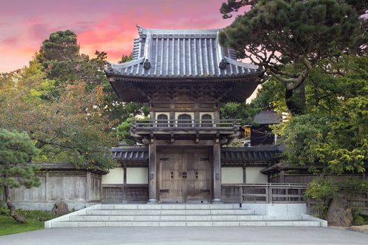 Japanese Tea Garden Entrance in San Francisco Golden Gate Park