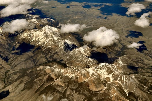 Ariel Mountain Cloud View