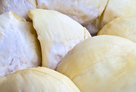 Durian golden fruit. Fruit of Rayong, Thailand.