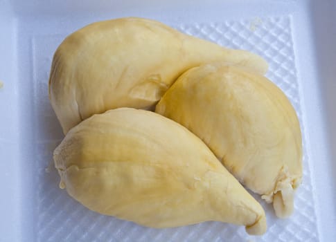 Durian golden fruit. Fruit of Rayong, Thailand.