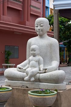 Mother and Sun statue, Rayong, Thailand.