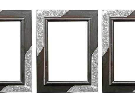 wooden frame isolated