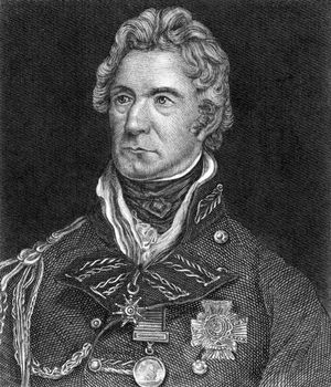 Sir Thomas Munro, 1st Baronet (1761-1827) on engraving from 1859. Scottish soldier and colonial administrator. Engraved by unknown artist and published in Meyers Konversations-Lexikon, Germany,1859.