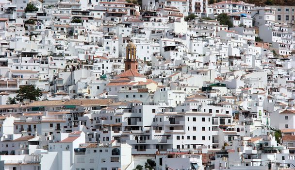 nice little white village in andalusia spain