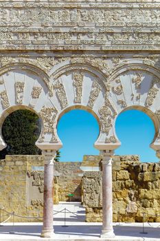 Entrance of Yafar's house, in archeological set of Madinat al-Zahra, Cordoba, Spain