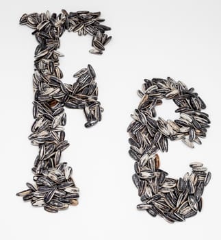 Fe is the name of the Iron in the periodic table made by sunflower seeds, that come from a source of Iron