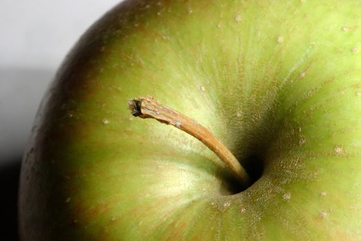 Green apple closeup