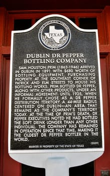 Sign Dublin Dr Pepper