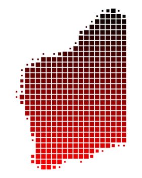 Map of Western Australia