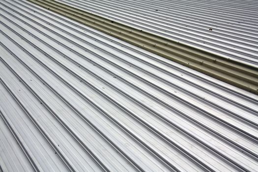 Background roof made of steel