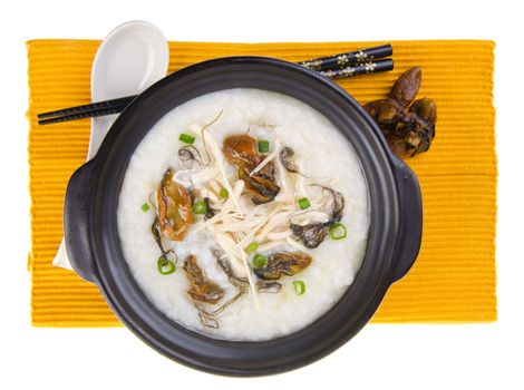 Porridge, Dried Oysters & chicken Porridge